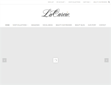 Tablet Screenshot of lacurcio.com